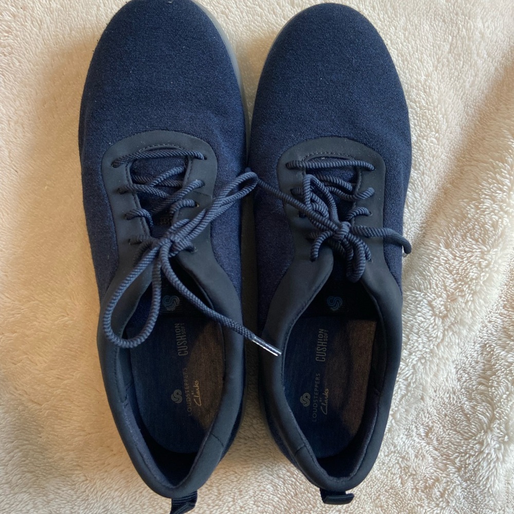 Clarks Blue Minimalist Sneakers - Picture 6 of 6
